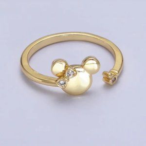 TOP SELLER FOR KIDS! Minnie Mouse 18K Gold Ring